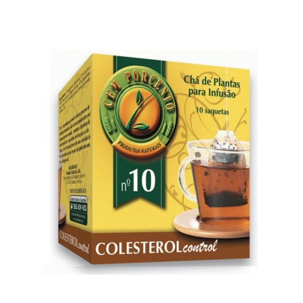 Chá Nº10 - Colesterol Control Cem Porcento - NaturOk.com | A sua