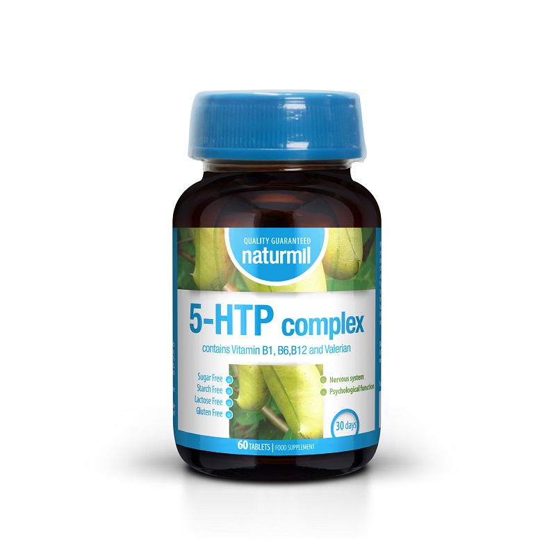 Embalagem de 5-HTP Complex — 60 comprimidos