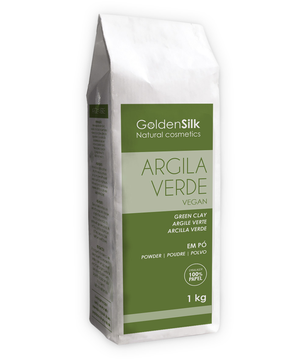 Embalagem de Argila Verde Superfina — 1 kg