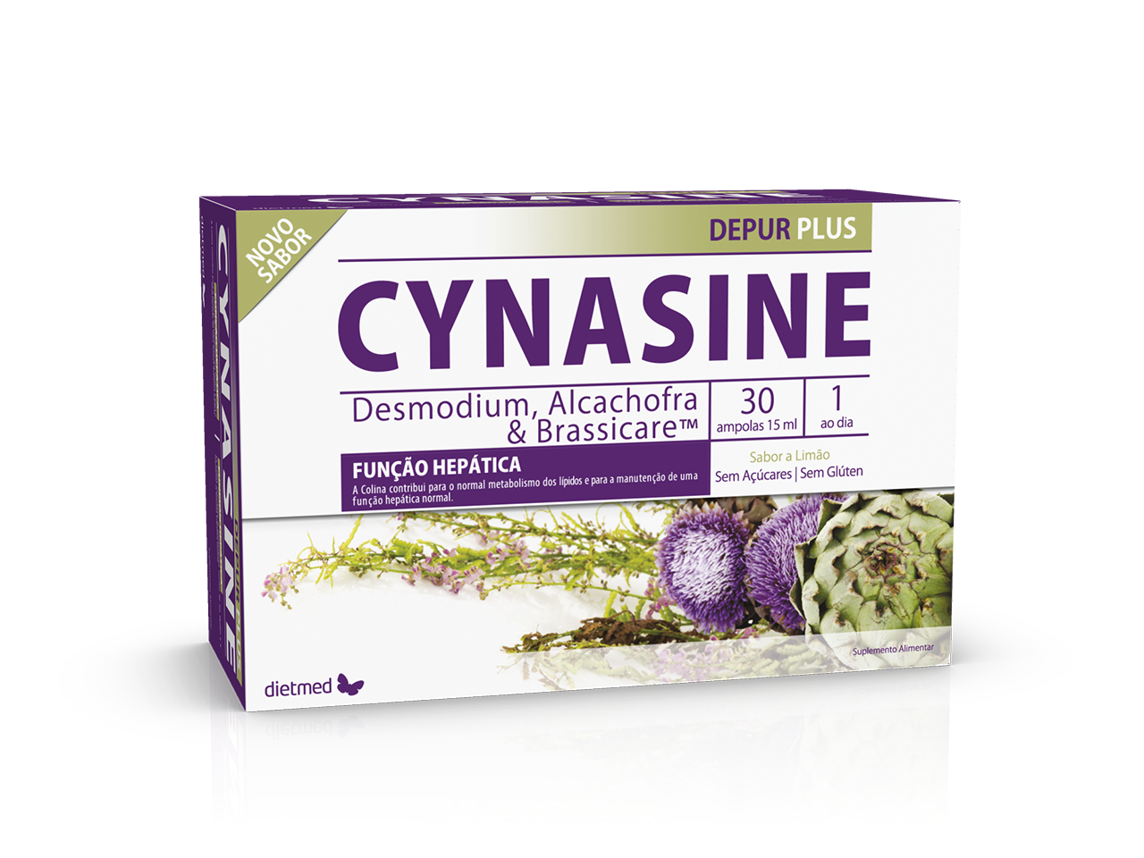 Embalagem de CYNASINE DEPUR PLUS 30 x 15ml ampolas