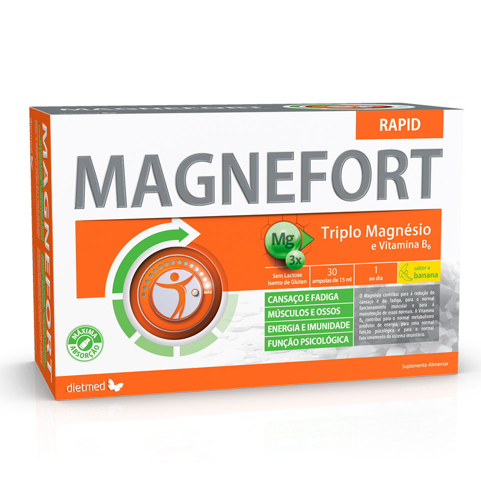 Embalagem de MAGNEFORT RAPID 30 ampolas