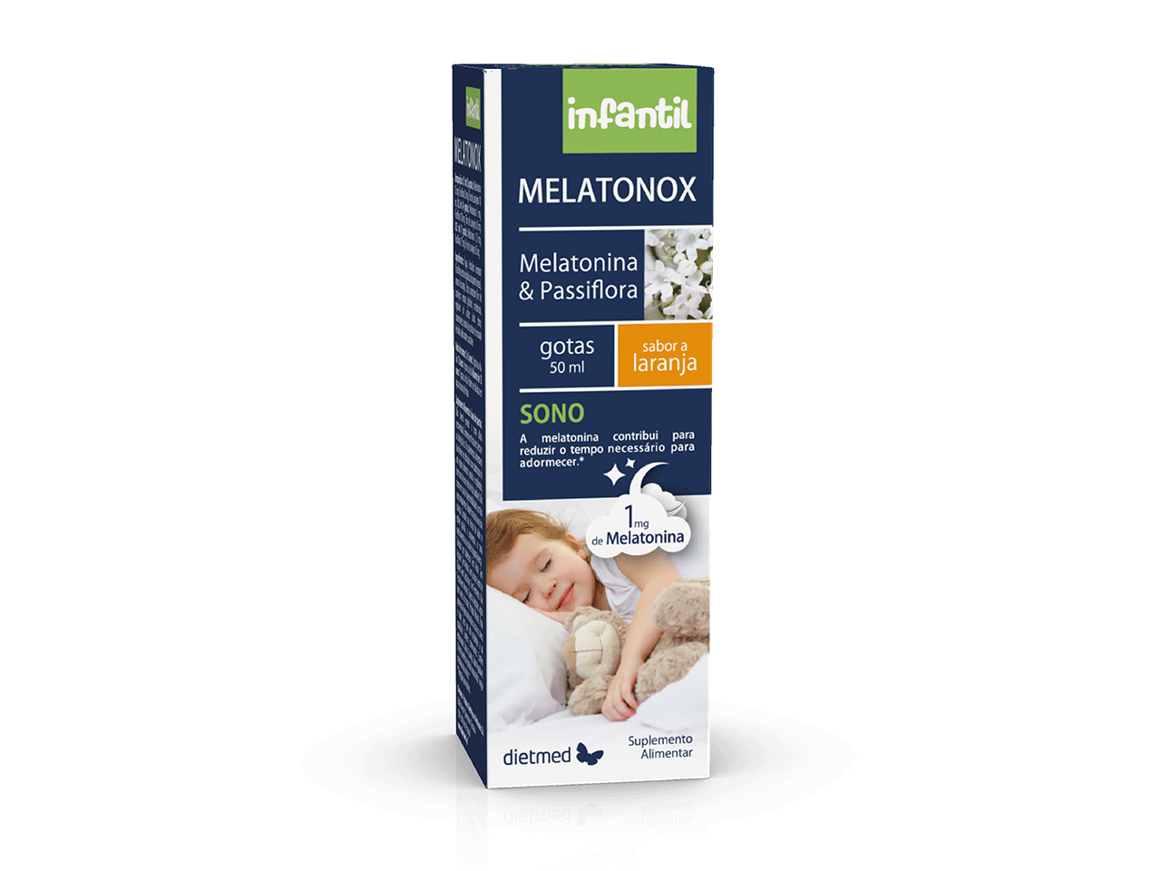 Embalagem de MELATONOX INFANTIL 50ml gotas