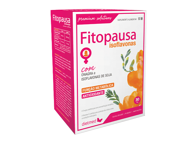 Embalagem de FITOPAUSA ISOFLAVONAS 60 capsulas