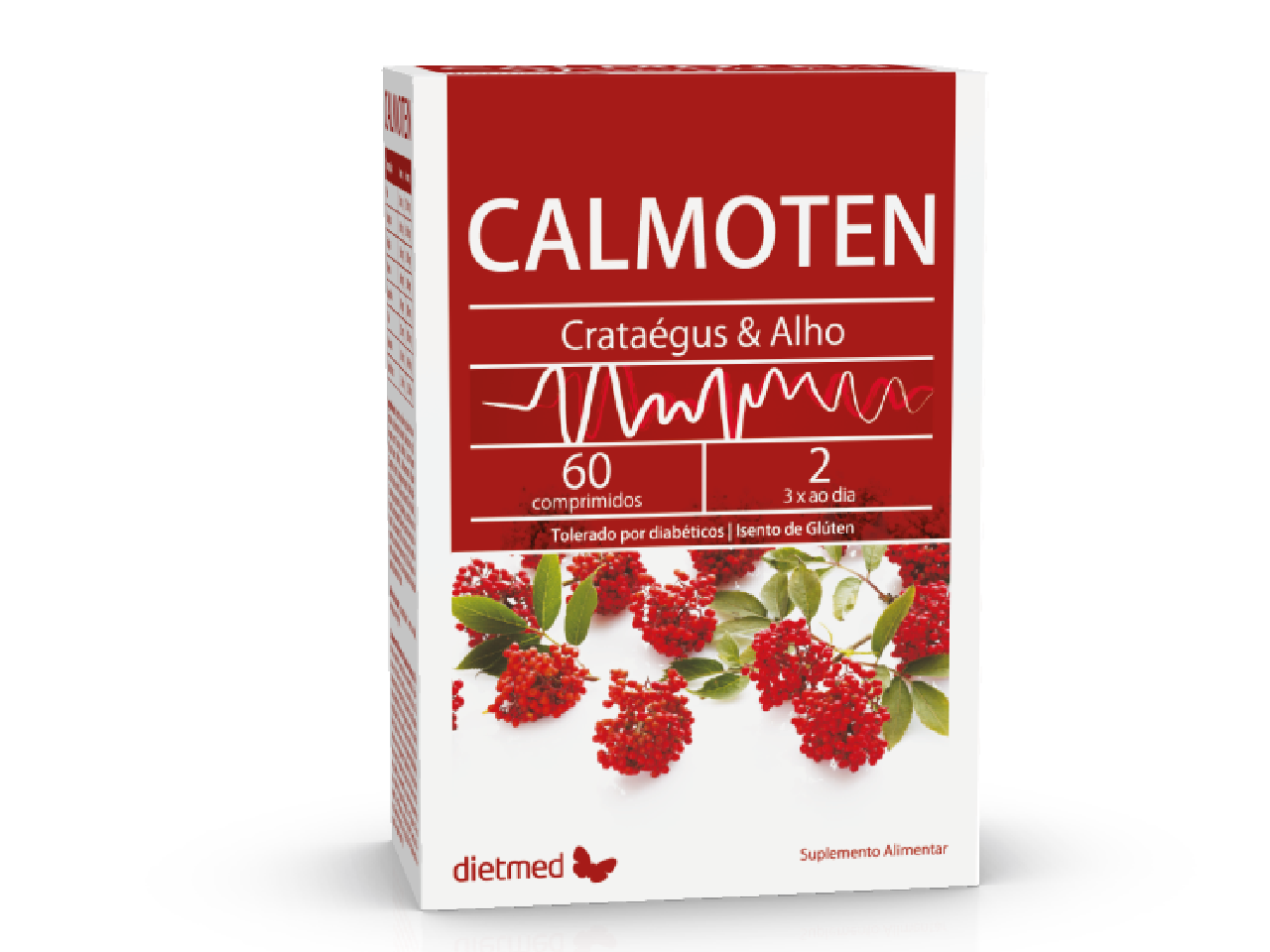 Embalagem de Calmoten — 60 comprimidos