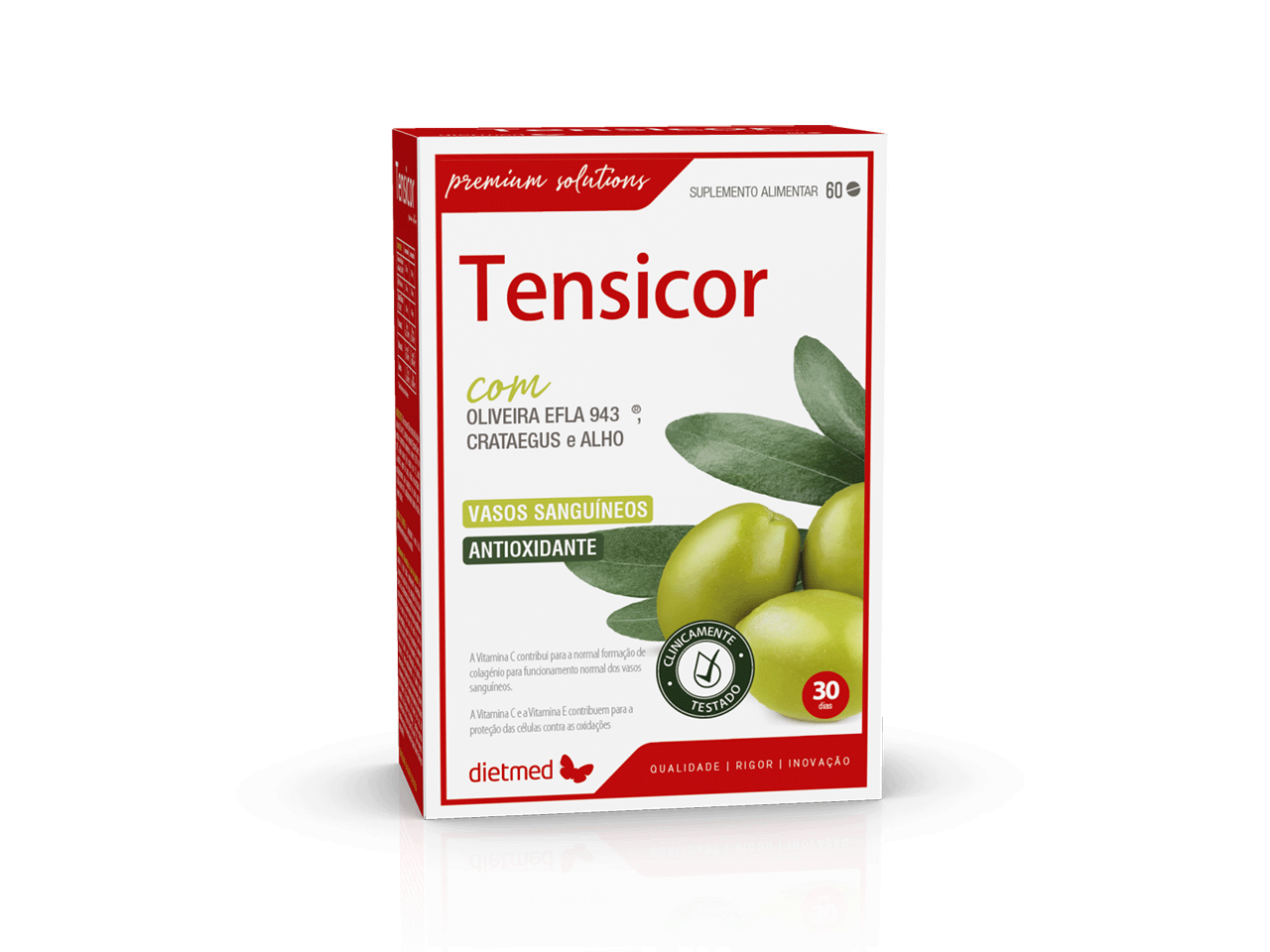 Embalagem de TENSICOR 60 comprimidos