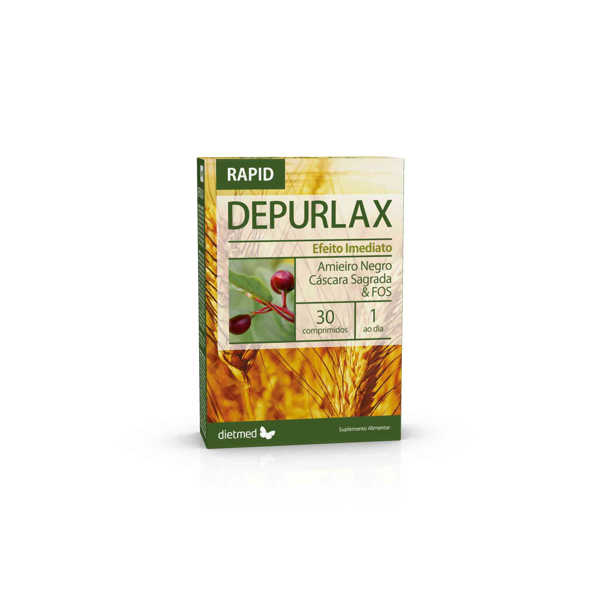 Embalagem de Depurlax Rapid — 30 comprimidos