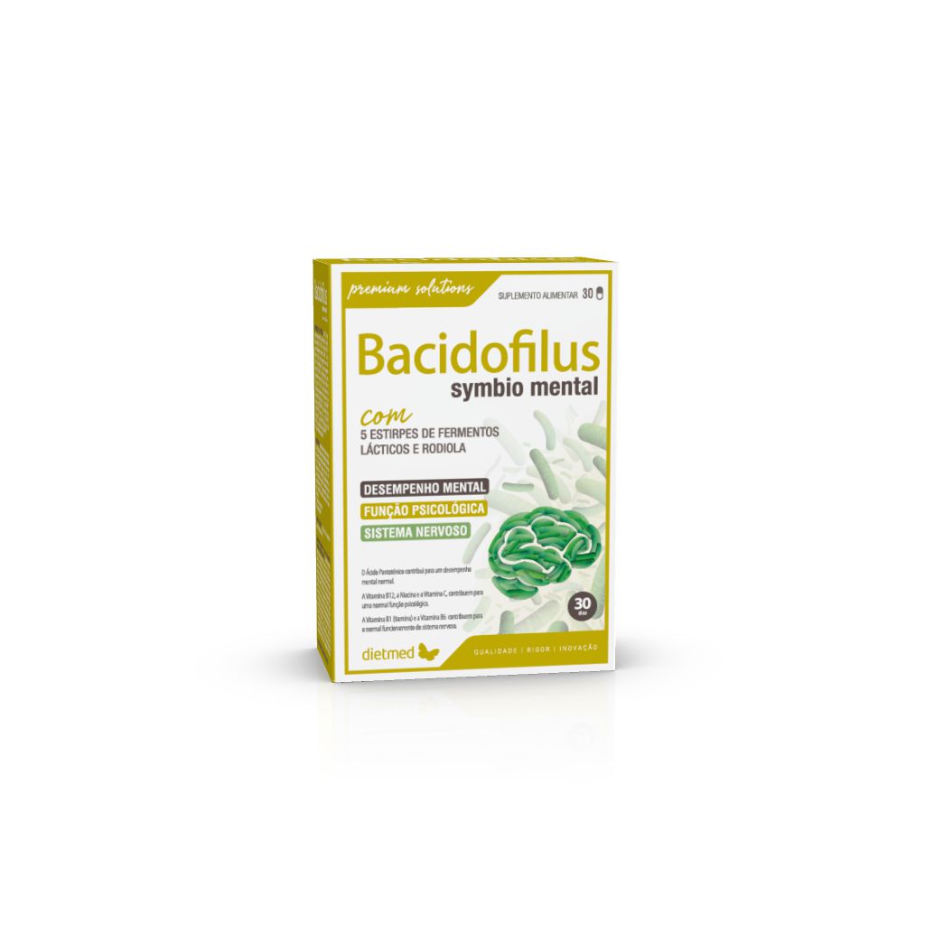 Embalagem de BACIDOFILUS SYMBIO MENTAL 30 capsulas
