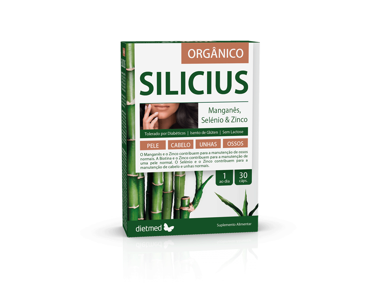 Embalagem de SILICIUS ORGÂNICO 30 cápsulas
