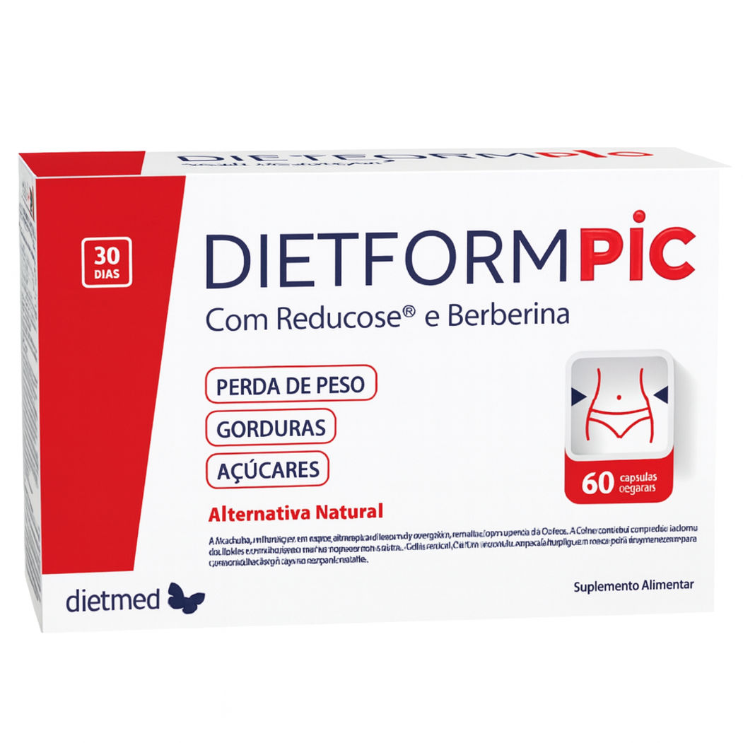 Embalagem de DietformPIC — 60 Cápsulas Vegetais