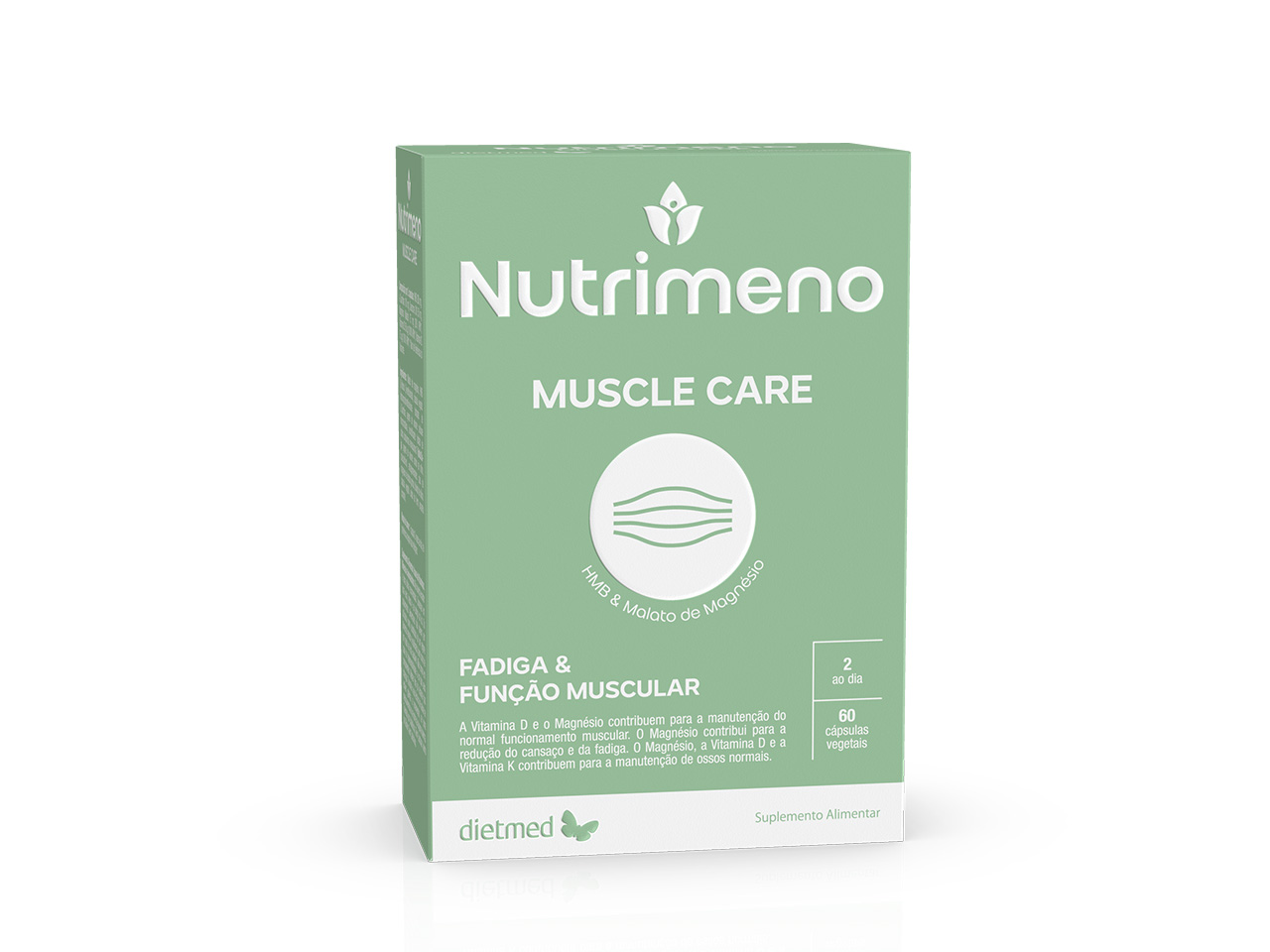 Embalagem de NUTRIMENO MUSCLE CARE 60 cápsulas vegetais
