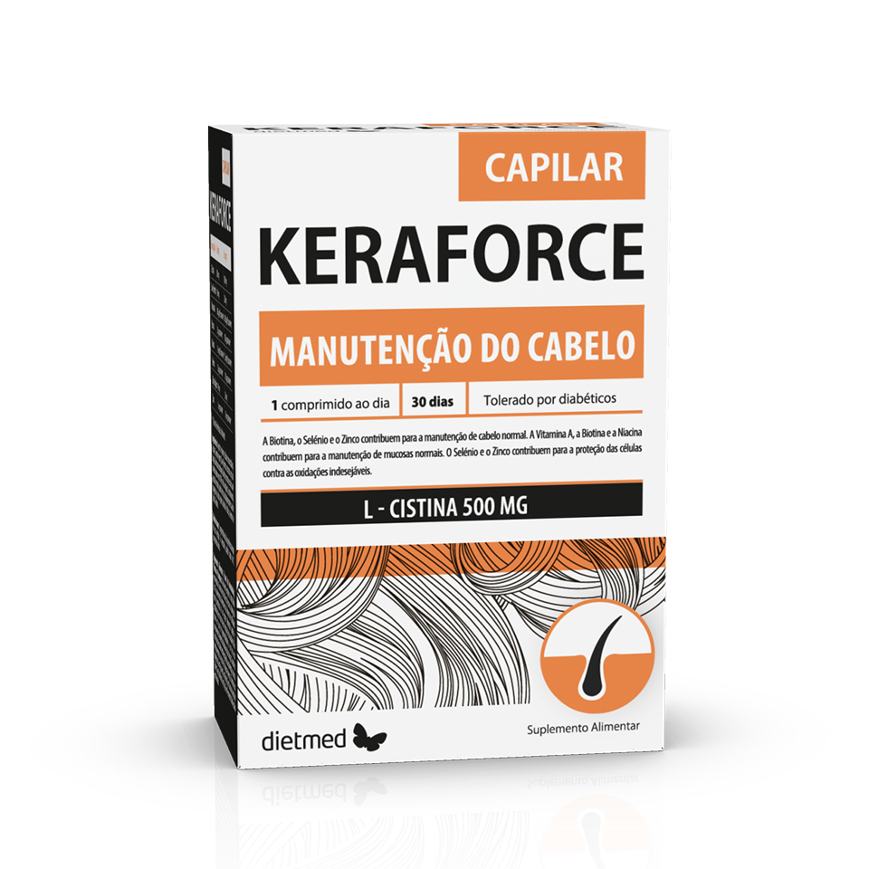 Embalagem de KERAFORCE CAPILAR 30 comprimidos