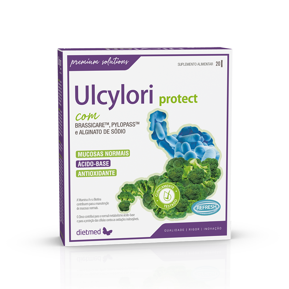 Embalagem de ULCYLORI PROTECT 20 sticks