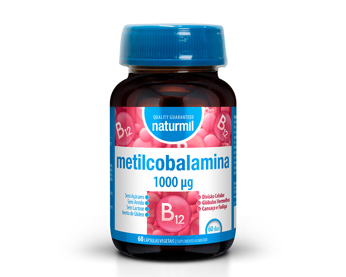 Embalagem de METILCOBALAMINA 60 cápsulas vegetais