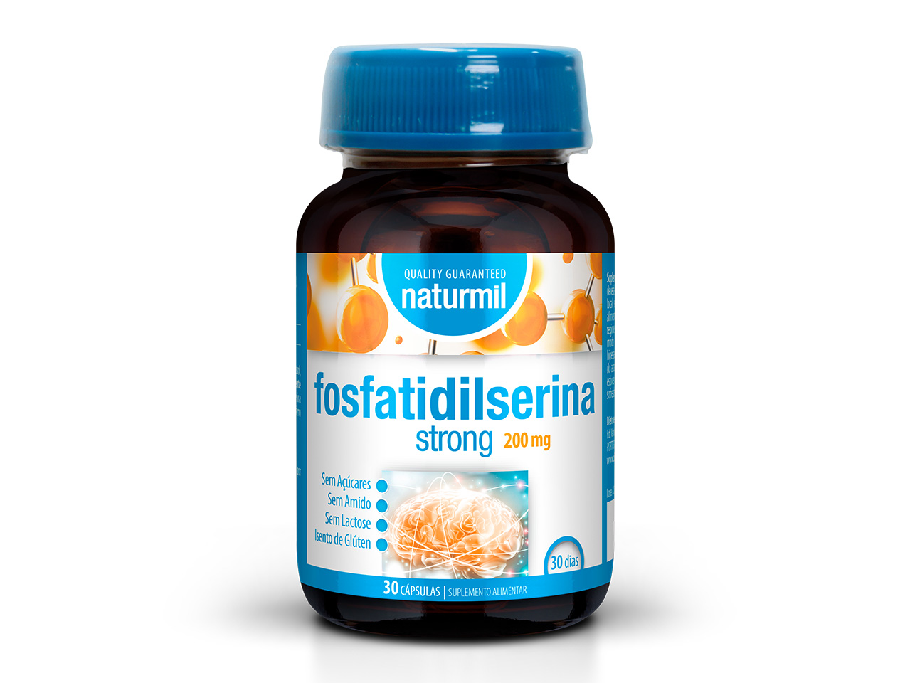 Embalagem de Fosfatidilserina Strong 200 mg — 30 cápsulas
