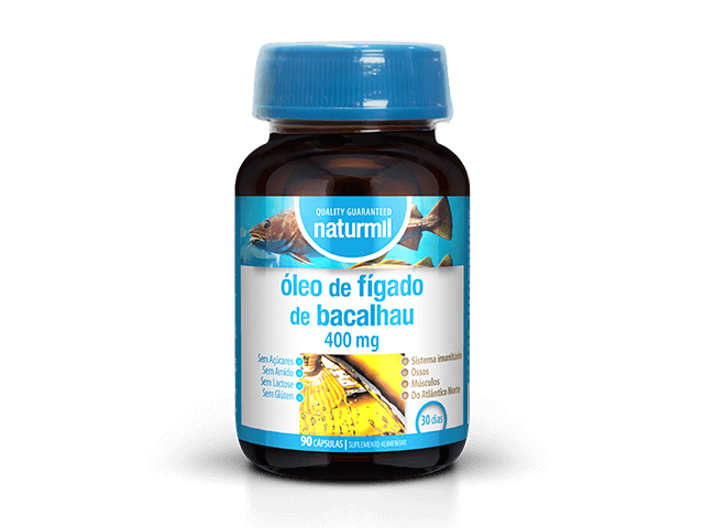 Embalagem de OLEO DE FIGADO BACALHAU 400mg 90 capsulas