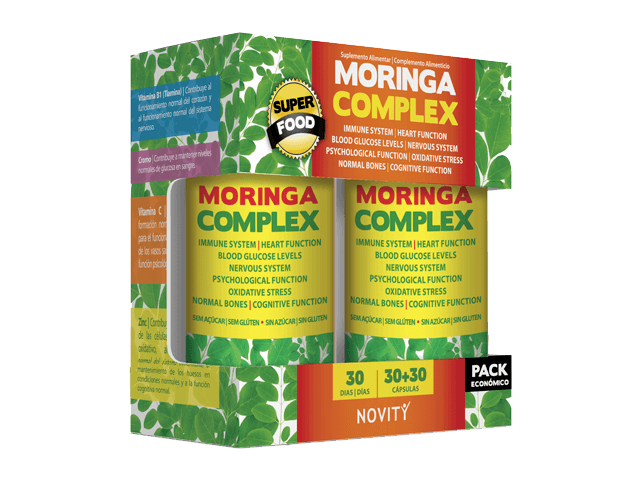 Embalagem de MORINGA COMPLEX (30 + 30) capsulas