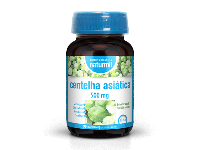Embalagem de CENTELHA ASIATICA 500mg 90 comprimidos