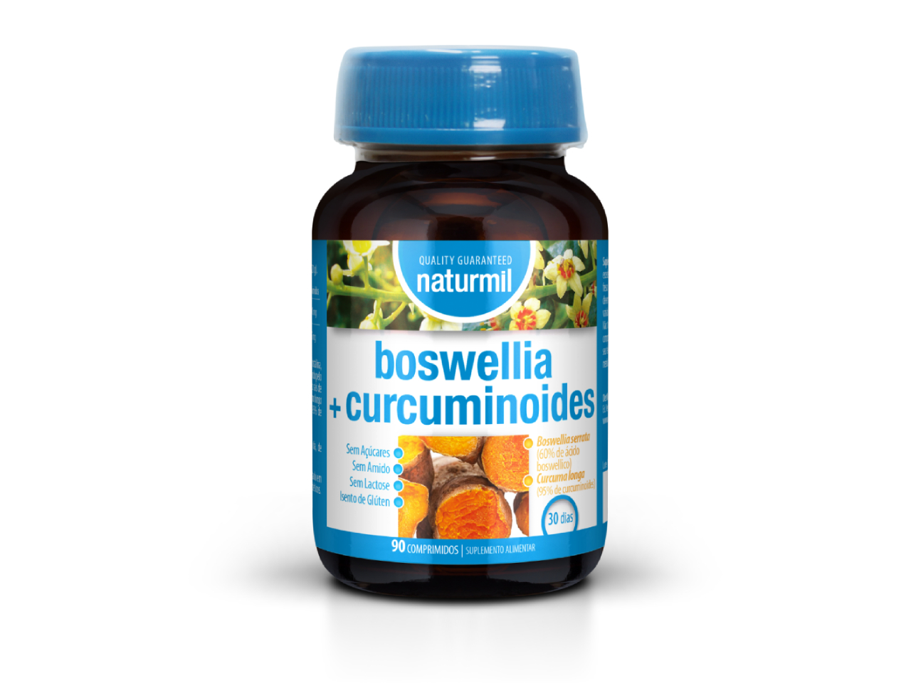 Embalagem de BOSWELLIA + CURCUMINOIDES 90 comprimidos