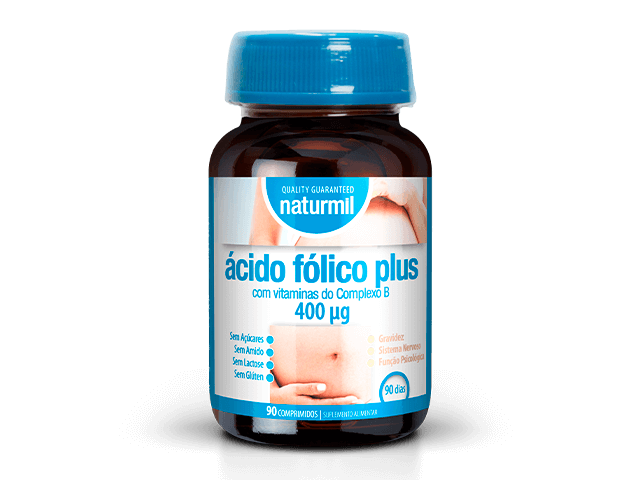 Embalagem de ÁCIDO FÓLICO PLUS 400µg 90 comprimidos