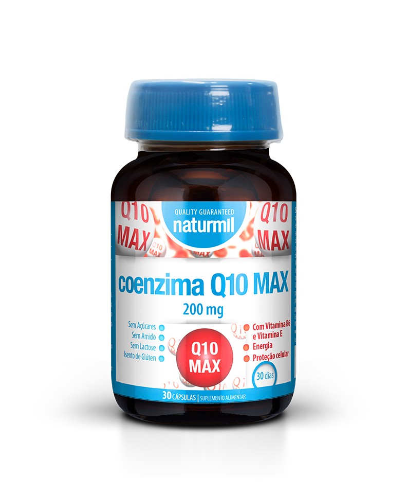 Embalagem de COENZIMA Q10 MAX 200 mg 30 cápsulas