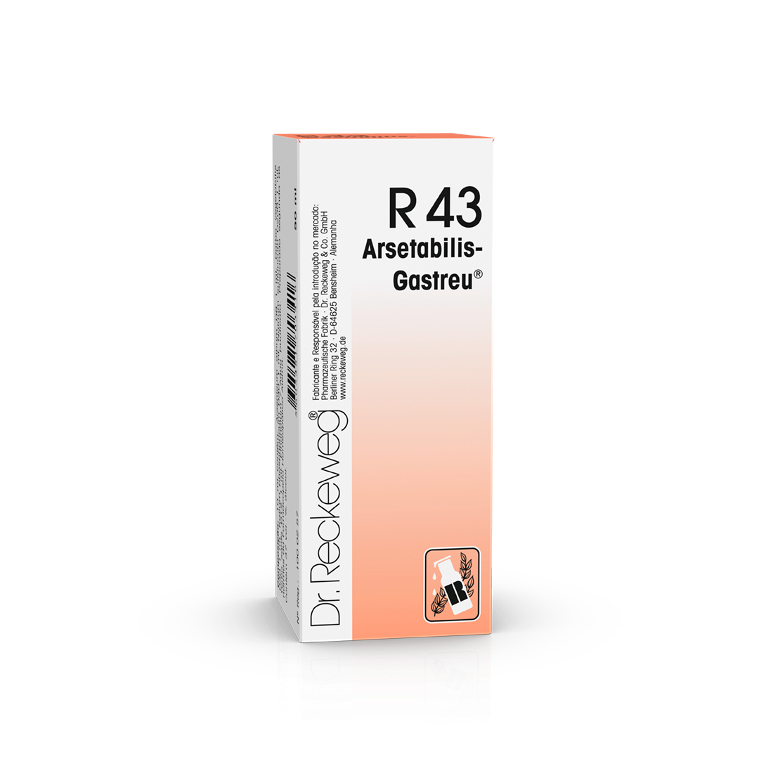 Embalagem de R43 Arsetabilis-Gastreu® — gotas 50 ml