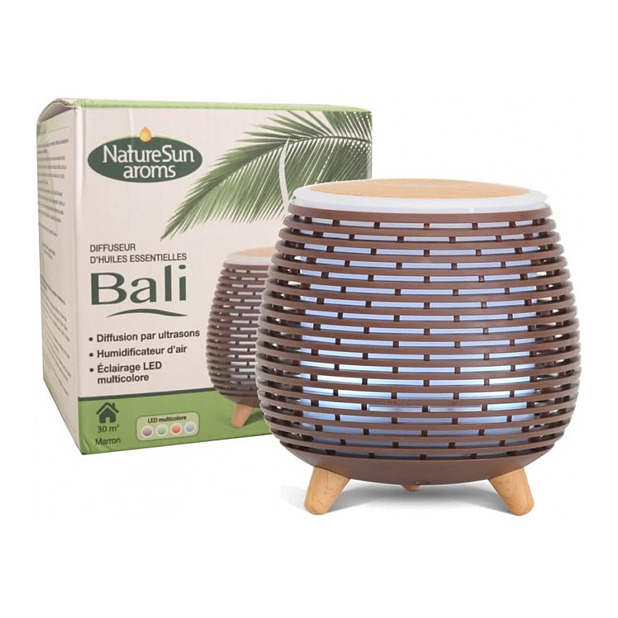 Embalagem de Difusor Bali — Castanho