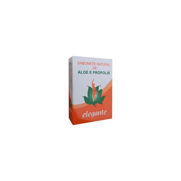 Embalagem de Sabonete de Aloé e Própolis — 140 g