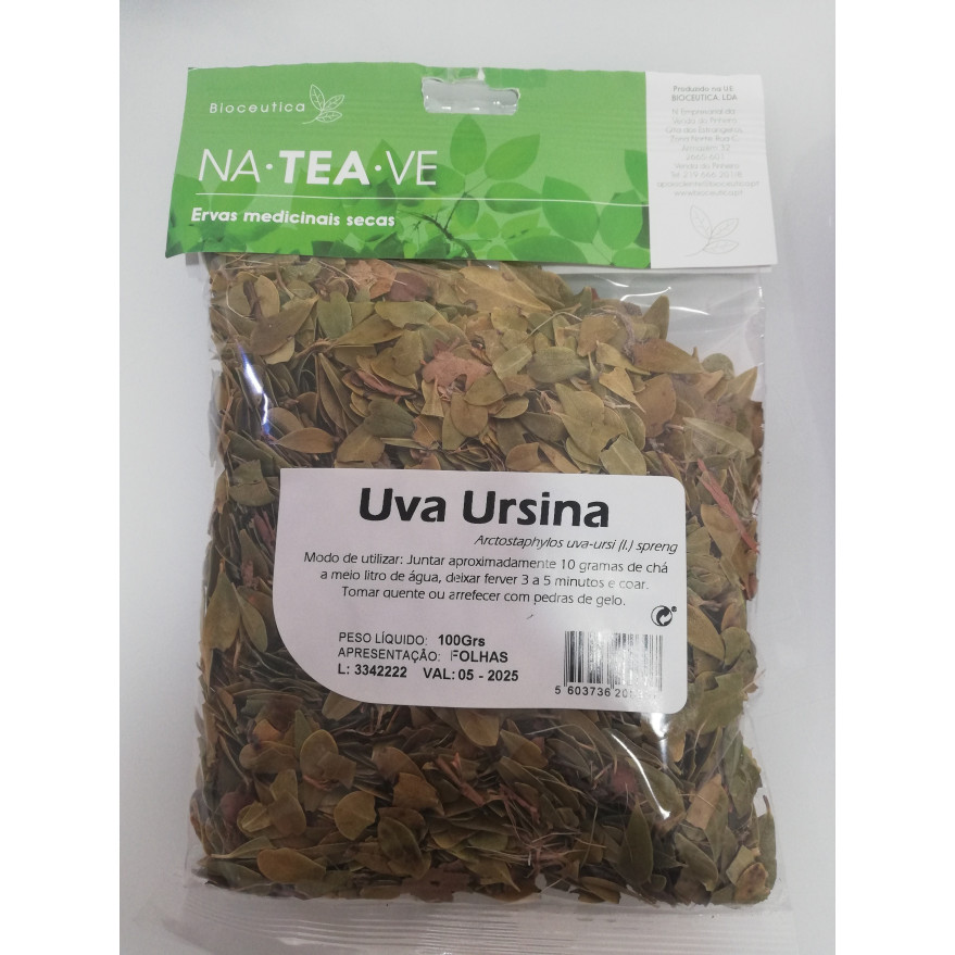 Embalagem de Uva-Ursina — Folhas 100 g