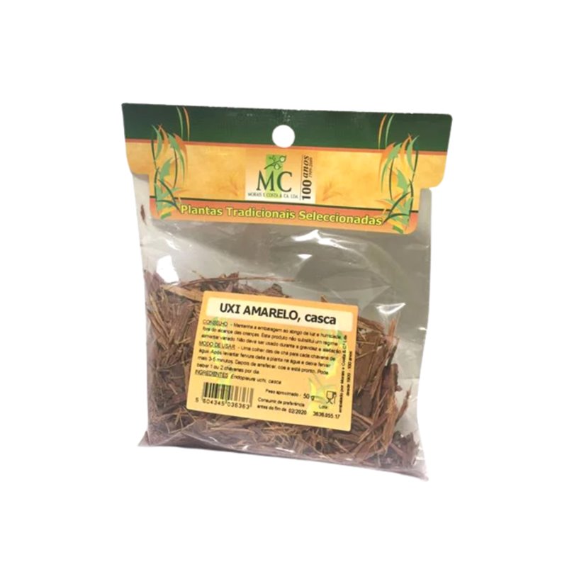 Embalagem de Uxi-Amarelo — Casca 50 g