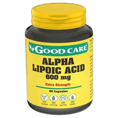Embalagem de Alpha Lipoic Acid 600 mg — 60 cápsulas