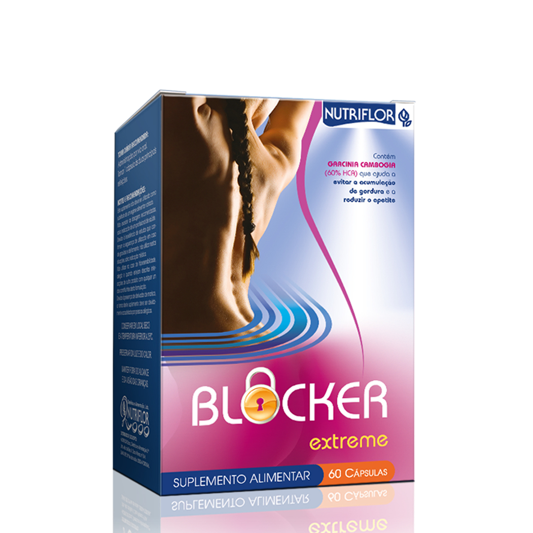 Embalagem de Blocker Extreme — 60 cápsulas
