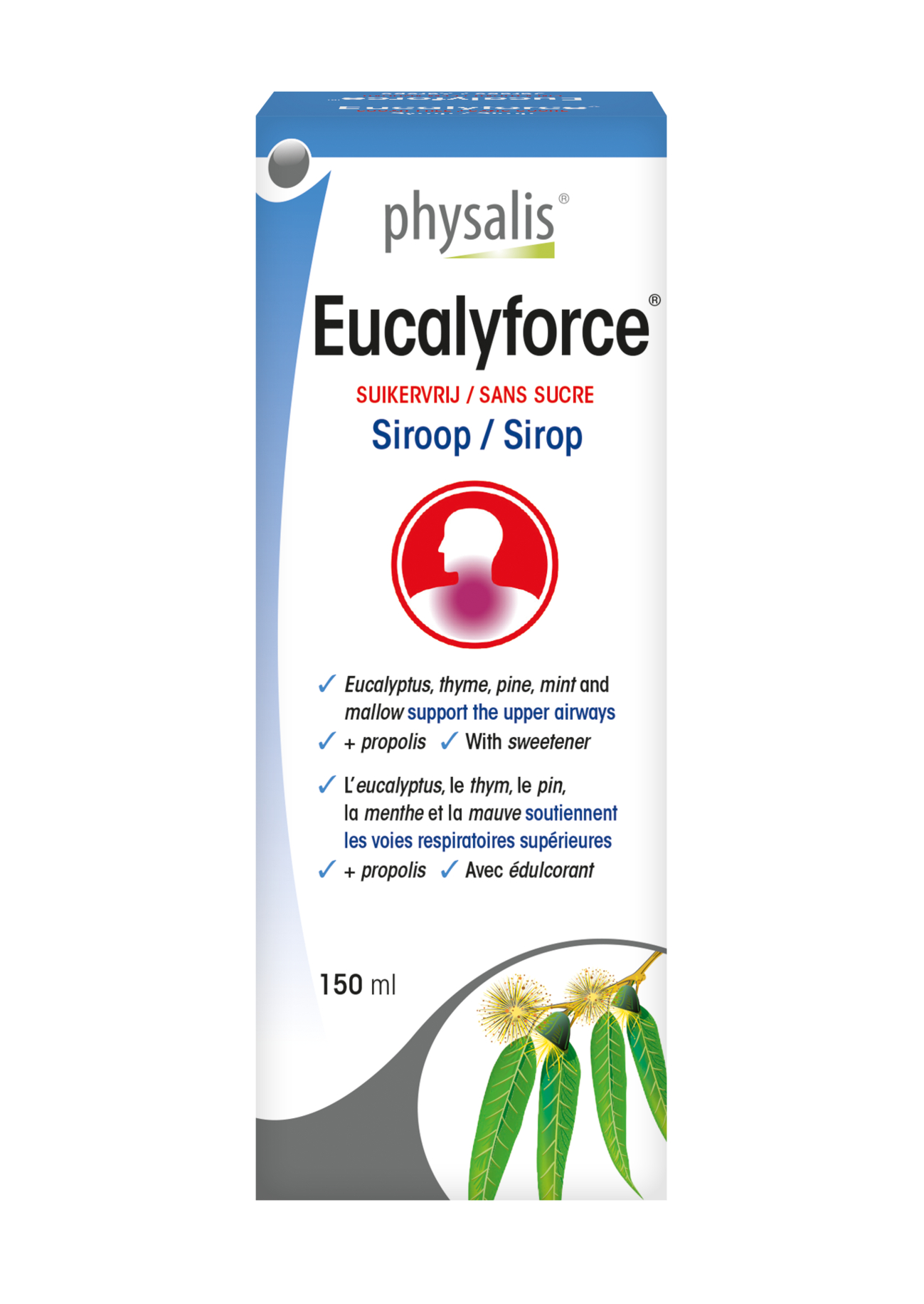Embalagem de Eucalyforce Xarope sem Açúcar — 150 ml