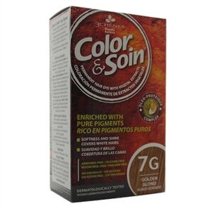 Embalagem de Color & Soin 7G Louro Dourado — Coloração Permanente