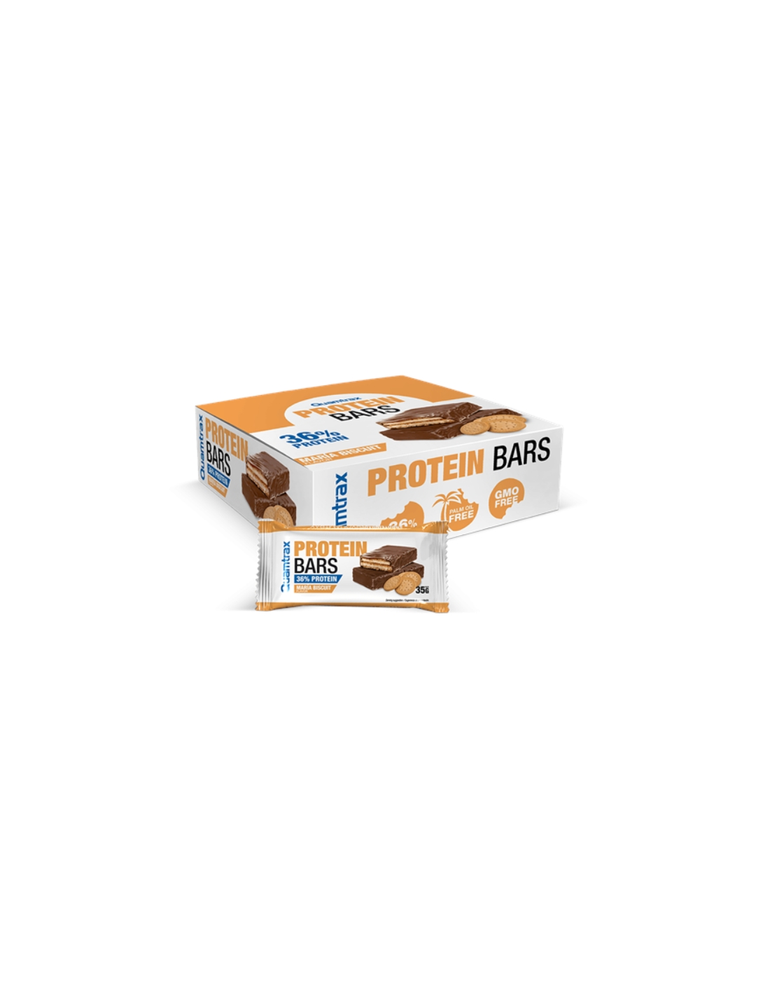 Embalagem de Protein Bar 36% Bolacha Maria — 35 g