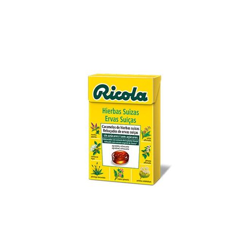 Embalagem de Rebuçados de Ervas Suíças Original sem Açúcar — 50 g