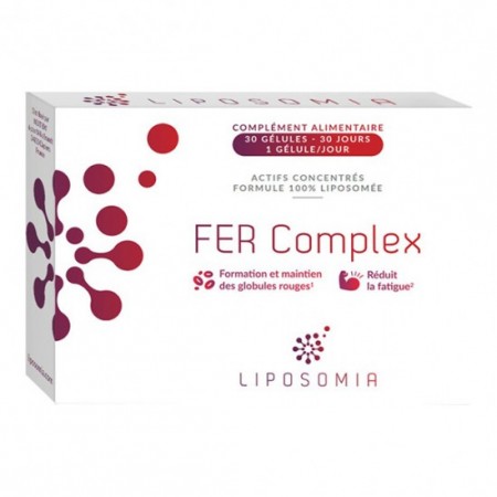 Embalagem de Liposomia Iron Complex — 30 cápsulas