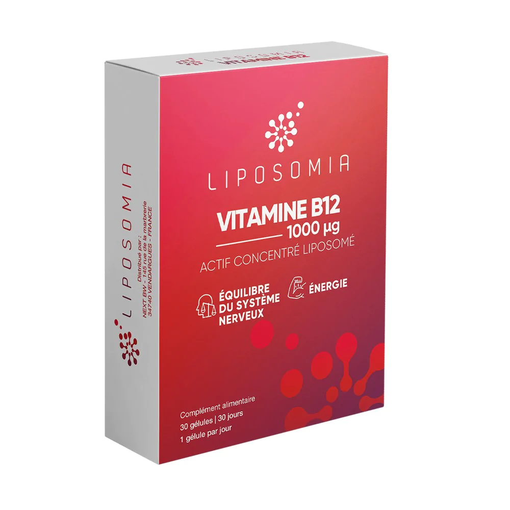 Embalagem de Liposomia Vitamina B12 — 30 cápsulas
