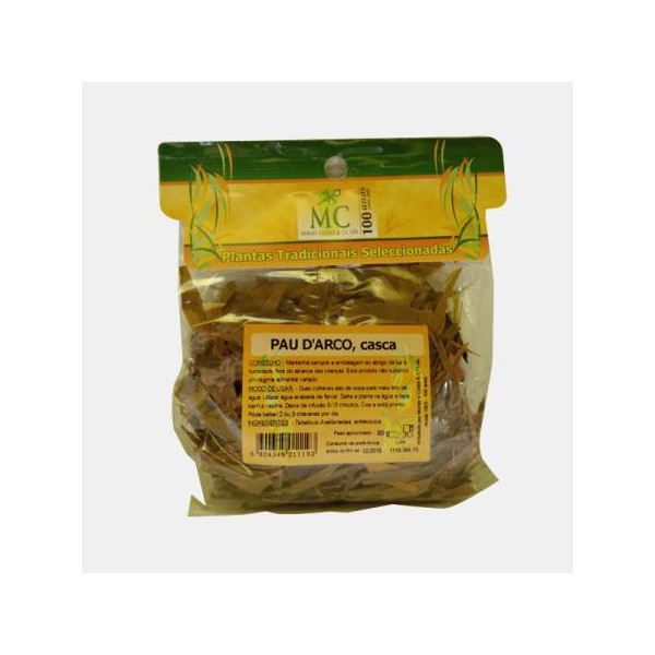 Embalagem de Pau-d'Arco — Casca 80 g